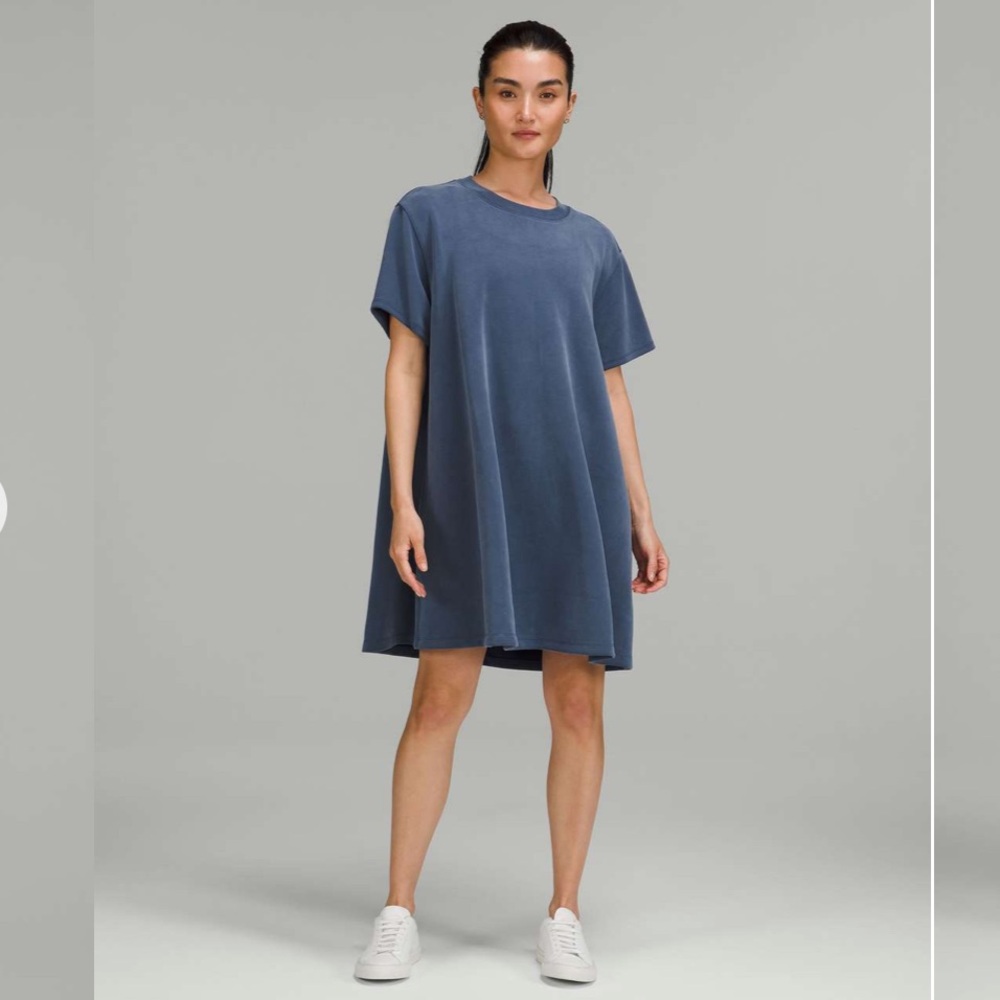 lululemon athletica Washed Navy Swing T-Shirt Dress